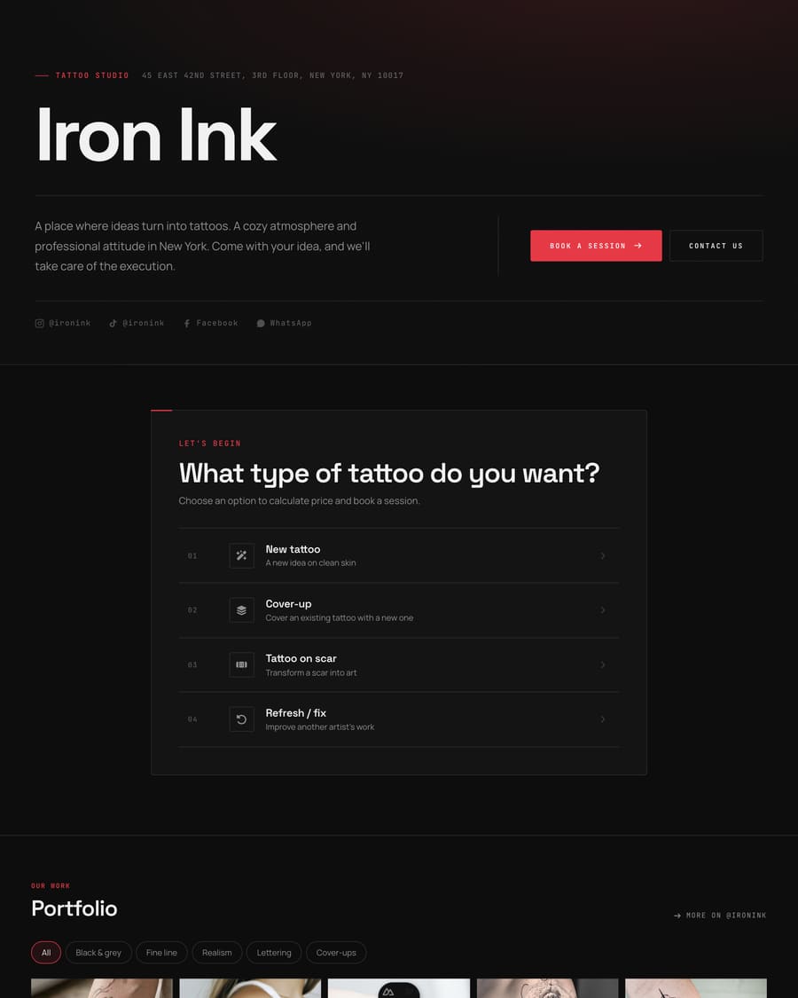 Your page, your name, your colours